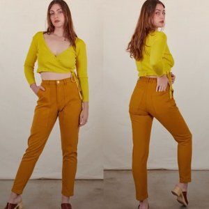 Big Bud Press Pencil Pants in Spicy Mustard XS